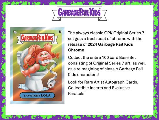 Image for 2024 Topps Garbage Pail Kids Chrome Series 7 Hobby Box