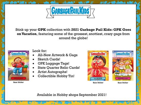 Image for Garbage Pail Kids GPK Goes on Vacation Series 1 Hobby 8-Box Case (Topps 2023)