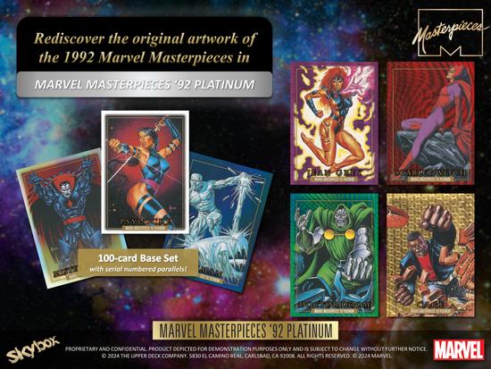 Image for Marvel Masterpieces '92 Platinum Hobby Box (Upper Deck 2024)