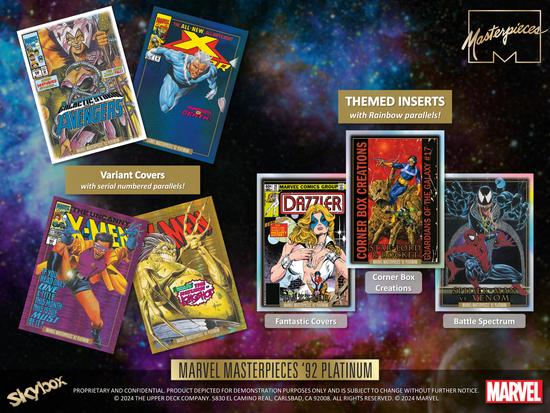 Image for Marvel Masterpieces '92 Platinum Hobby Box (Upper Deck 2024)
