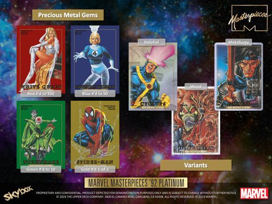Image for Marvel Masterpieces '92 Platinum Hobby Box (Upper Deck 2024)