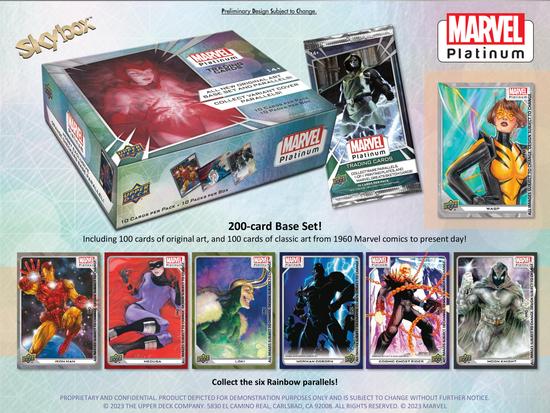 Image for 2024 Upper Deck Marvel Platinum Trading Cards Hobby Box