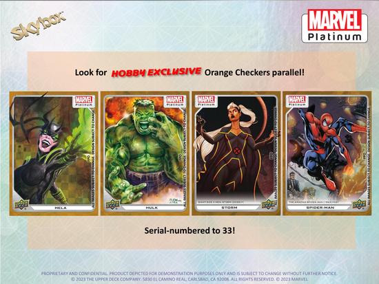 Image for 2024 Upper Deck Marvel Platinum Trading Cards Hobby Box