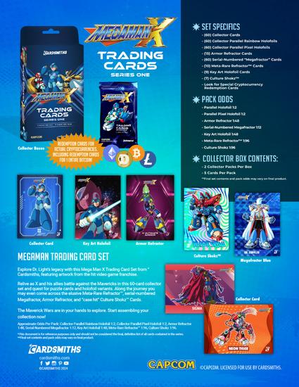 MEGA MAN X TRADING CARDS COLLECTOR 12-BOX CASE (CARDSMITHS 2025) 6