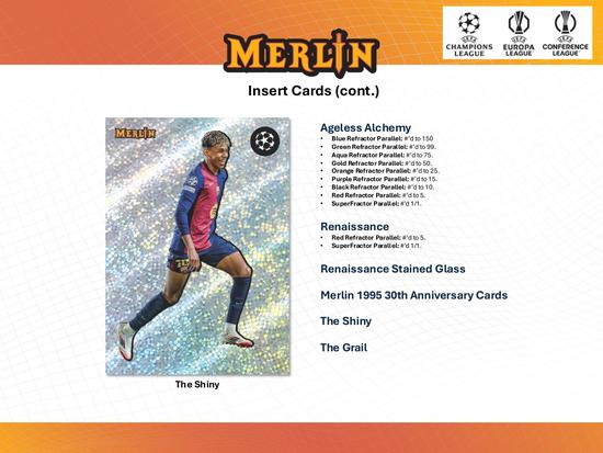 2024/25 TOPPS CHROME MERLIN UEFA CLUB COMPETITIONS SOCCER HOBBY