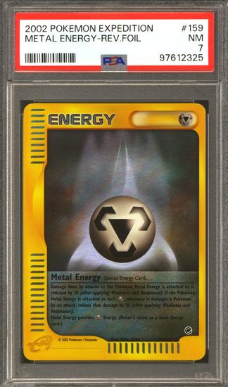 Image for Pokemon Expedition Reverse Holo Foil Metal Energy 159/165 PSA 7