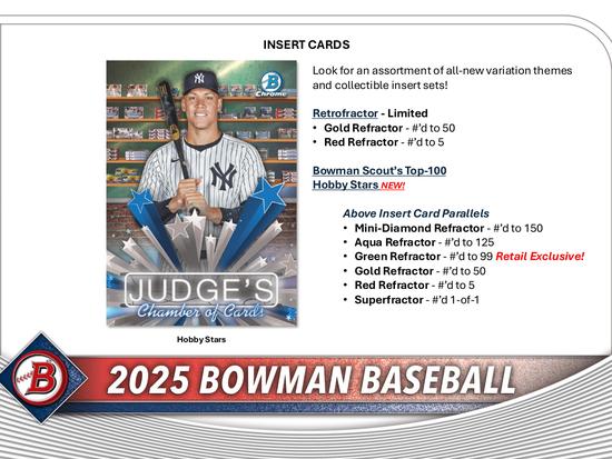 Image for 2025 Bowman Baseball Blaster 40-Box Case