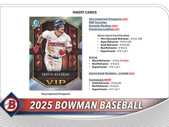 Image for 2025 Bowman Baseball Blaster 40-Box Case