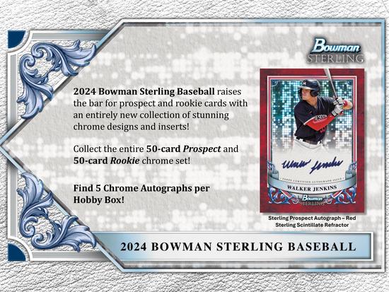Image for 2024 Bowman Sterling Baseball Hobby Box