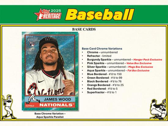 Image for 2025 Topps Heritage Baseball Mega 20-Box Case