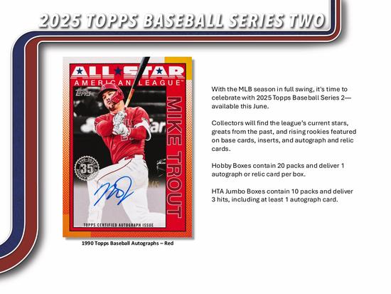 Image for 2025 Topps Series 2 Fanatics Fest NYC Exclusive Baseball Hobby Box