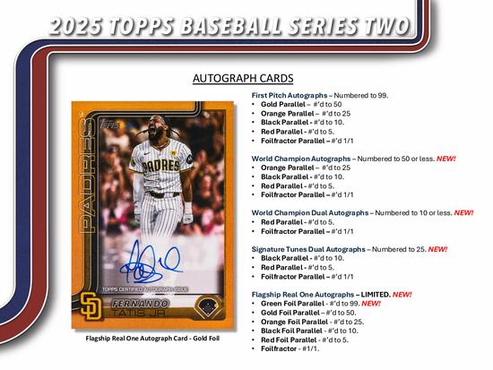Image for 2025 Topps Series 2 Fanatics Fest NYC Exclusive Baseball Hobby Box