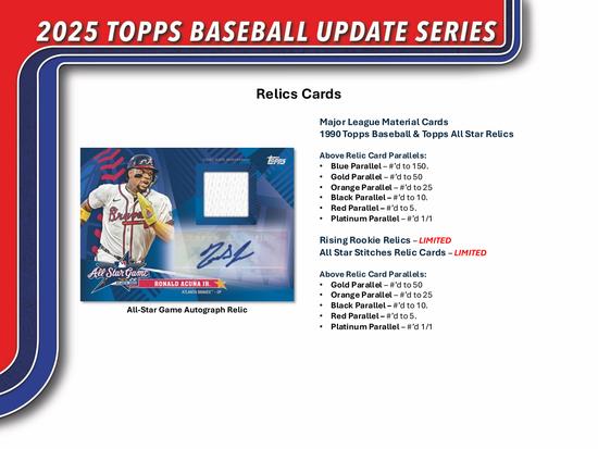 Image for 2025 Topps Update Series Baseball Jumbo Value 108-Pack Case