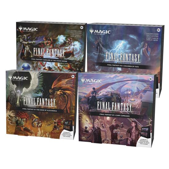 Image for Magic the Gathering Final Fantasy Scene Box - Set of 4