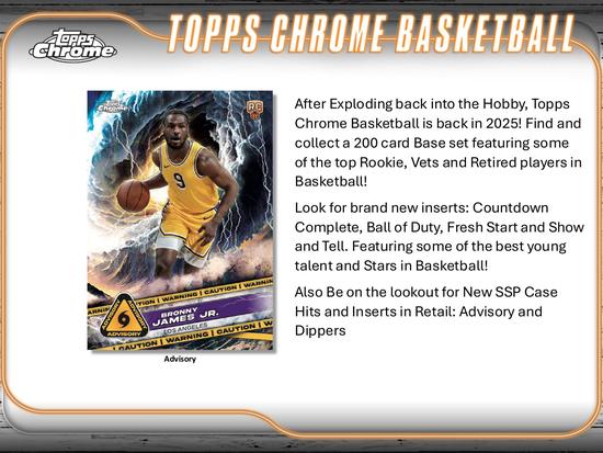 Image for 2024/25 Topps Chrome Basketball Mega 20-Box Case
