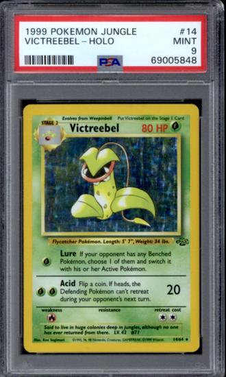Image for Pokemon Jungle Victreebel 14/64 PSA 9