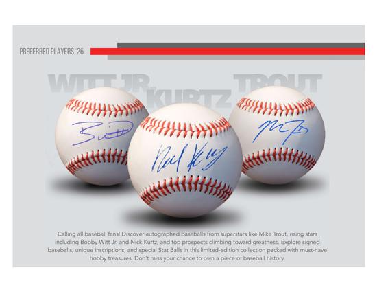 Image for 2026 Onyx Preferred Players Collection Autographed Baseball Hobby 3-Box Case