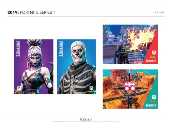 Image for Fortnite Series 1 Trading Cards Mega Box (Panini 2019) - USA Version