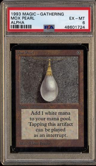 Magic Mtg Alpha Mox Pearl Psa 6 Looks Like An 8 8 5 Or 9 Even Sp Ebay