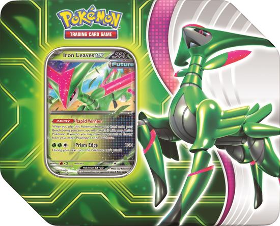 Image for Pokemon Paradox Clash (Walking Wake ex / Iron Leaves ex) 6-Tin Case