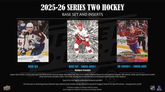 Image for 2025/26 Upper Deck Series 2 Hockey Blaster 20-Box Case