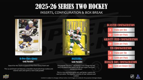 Image for 2025/26 Upper Deck Series 2 Hockey Blaster 20-Box Case