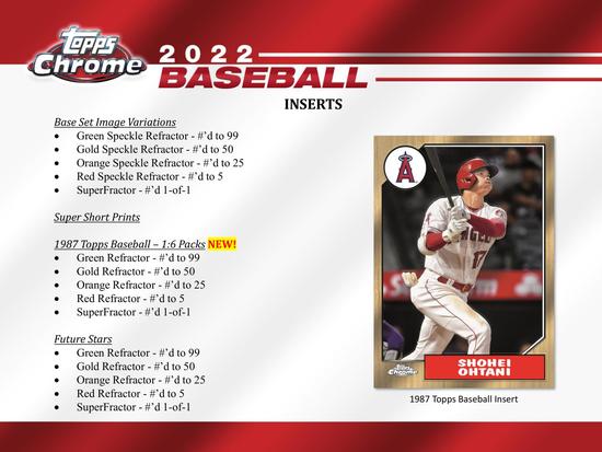 Image for 2022 Topps Chrome Baseball Hobby Box