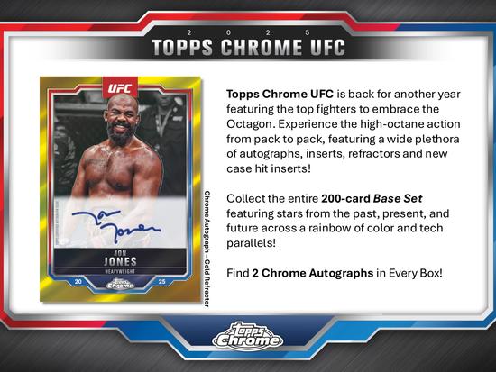 Image for 2025 Topps Chrome UFC Hobby Box