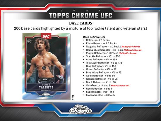 Image for 2025 Topps Chrome UFC Hobby Box