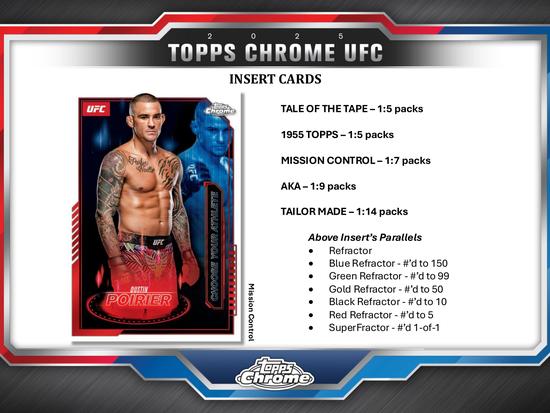 Image for 2025 Topps Chrome UFC Hobby Box