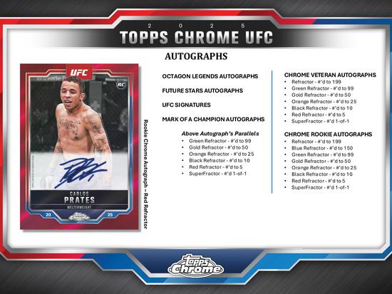 Image for 2025 Topps Chrome UFC Hobby Box
