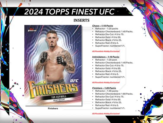 Image for 2024 Topps UFC Finest Hobby Box