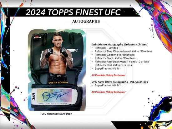 Image for 2024 Topps UFC Finest Hobby Box