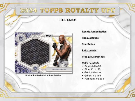 Image for 2024 Topps Royalty UFC Hobby 4-Box Case
