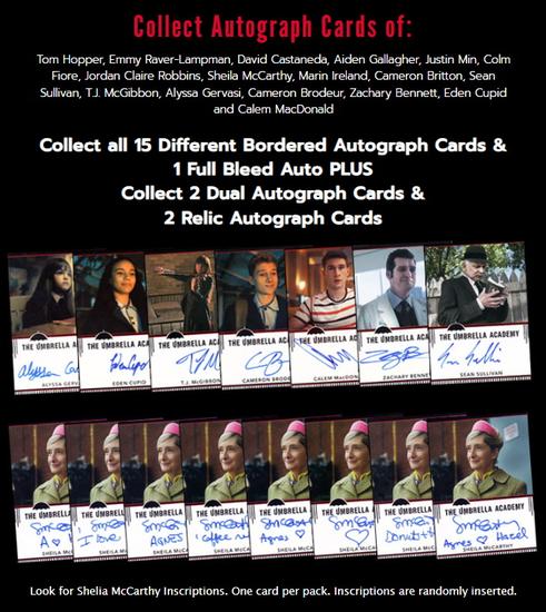 Image for The Umbrella Academy Autograph Card Expansion Series 2 Pack A (Rittenhouse 2024)