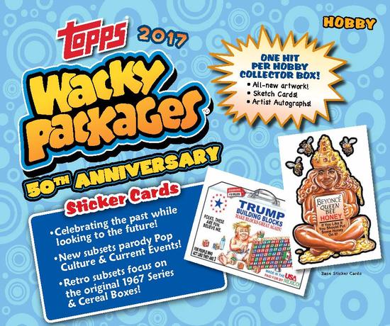 Image for Wacky Packages 50th Anniversary Hobby Collector's Edition Box (Topps 2017)