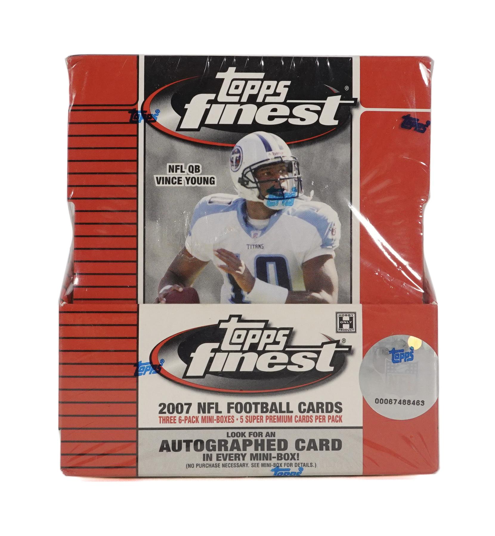 2007 Topps Finest Football Hobby Box | DA Card World