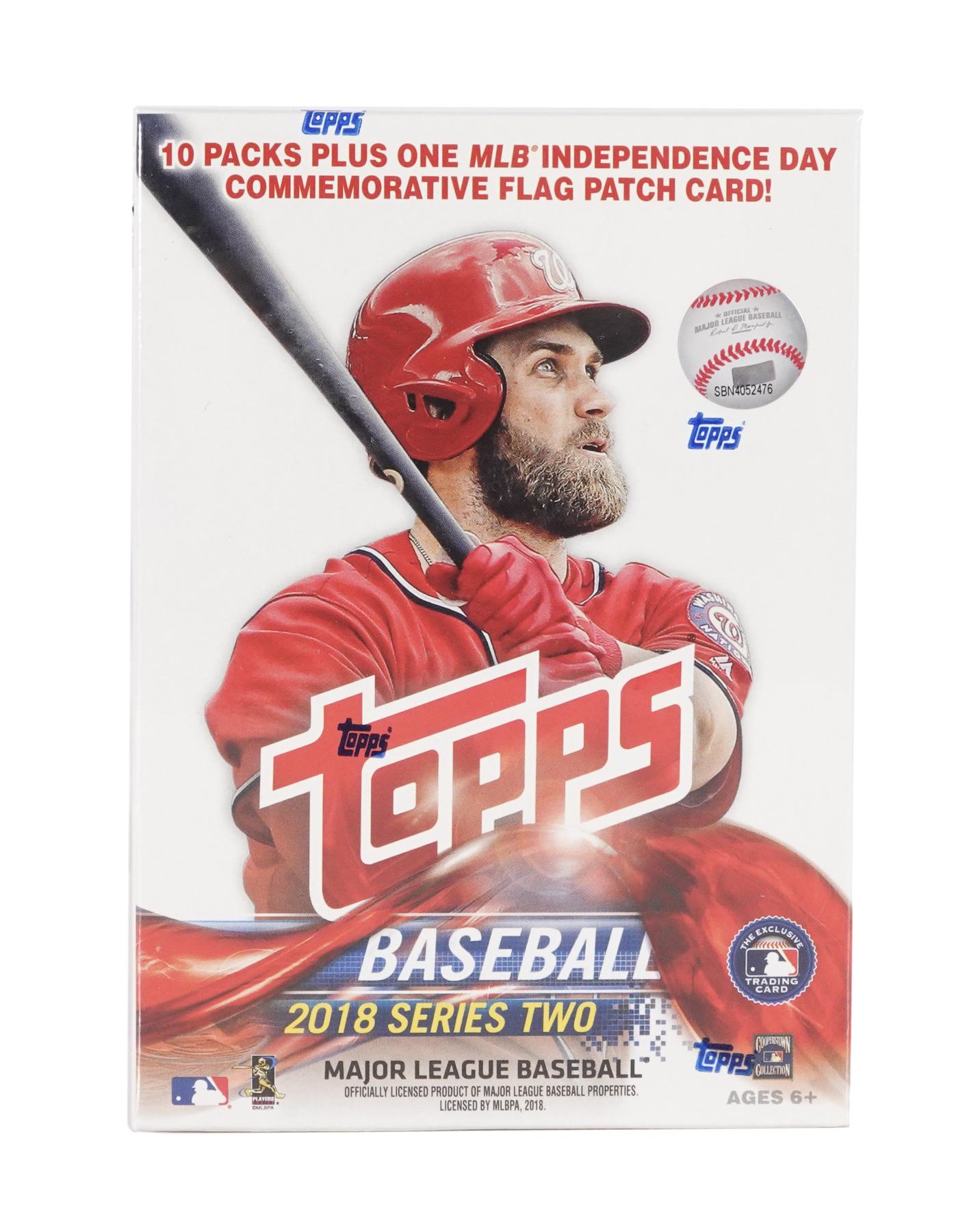 2018 Topps Series 1 Baseball 10-Pack Blaster Box