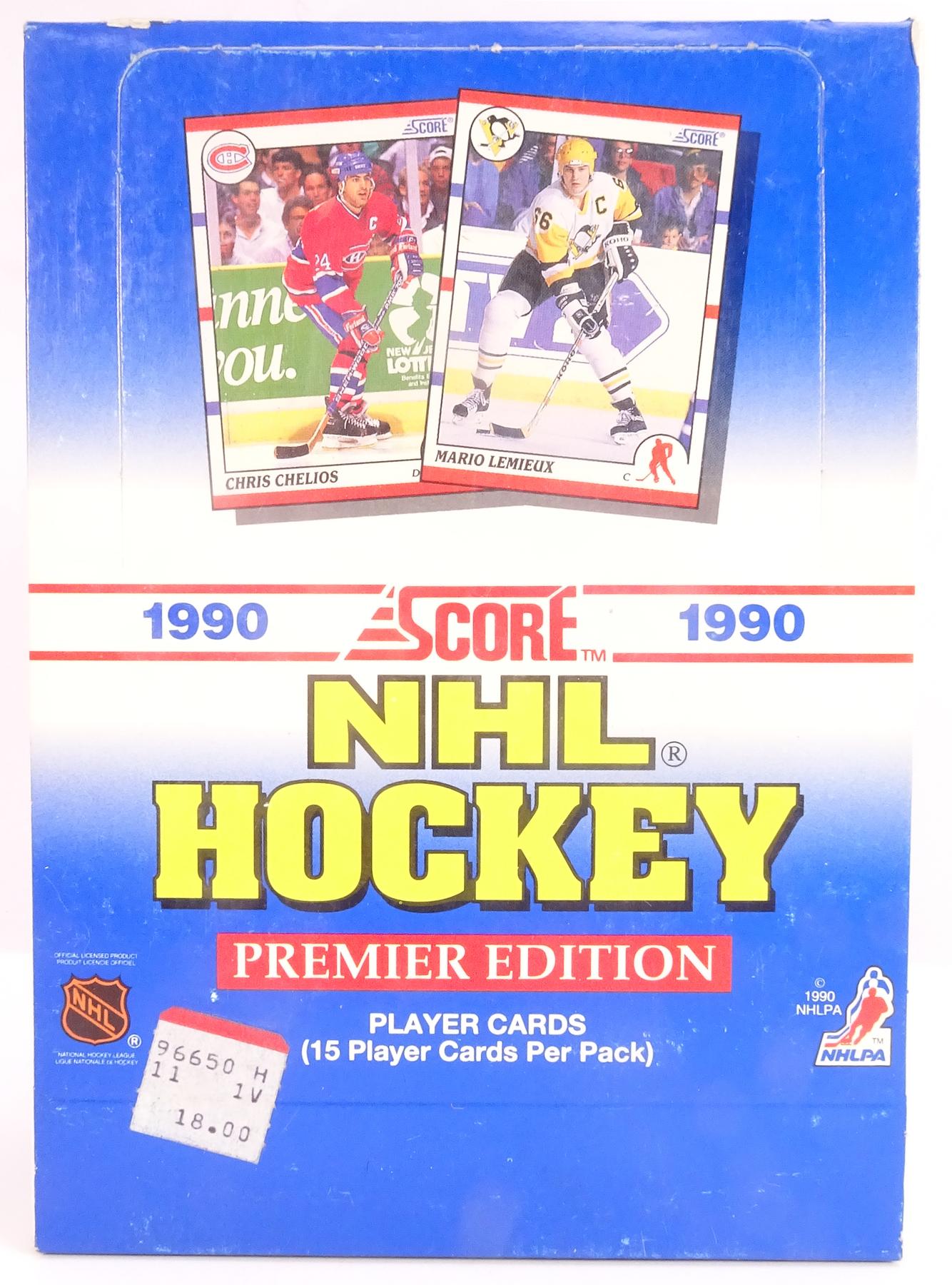 1990/91 Score U.S. Hockey Wax Box (Reed Buy) | DA Card World