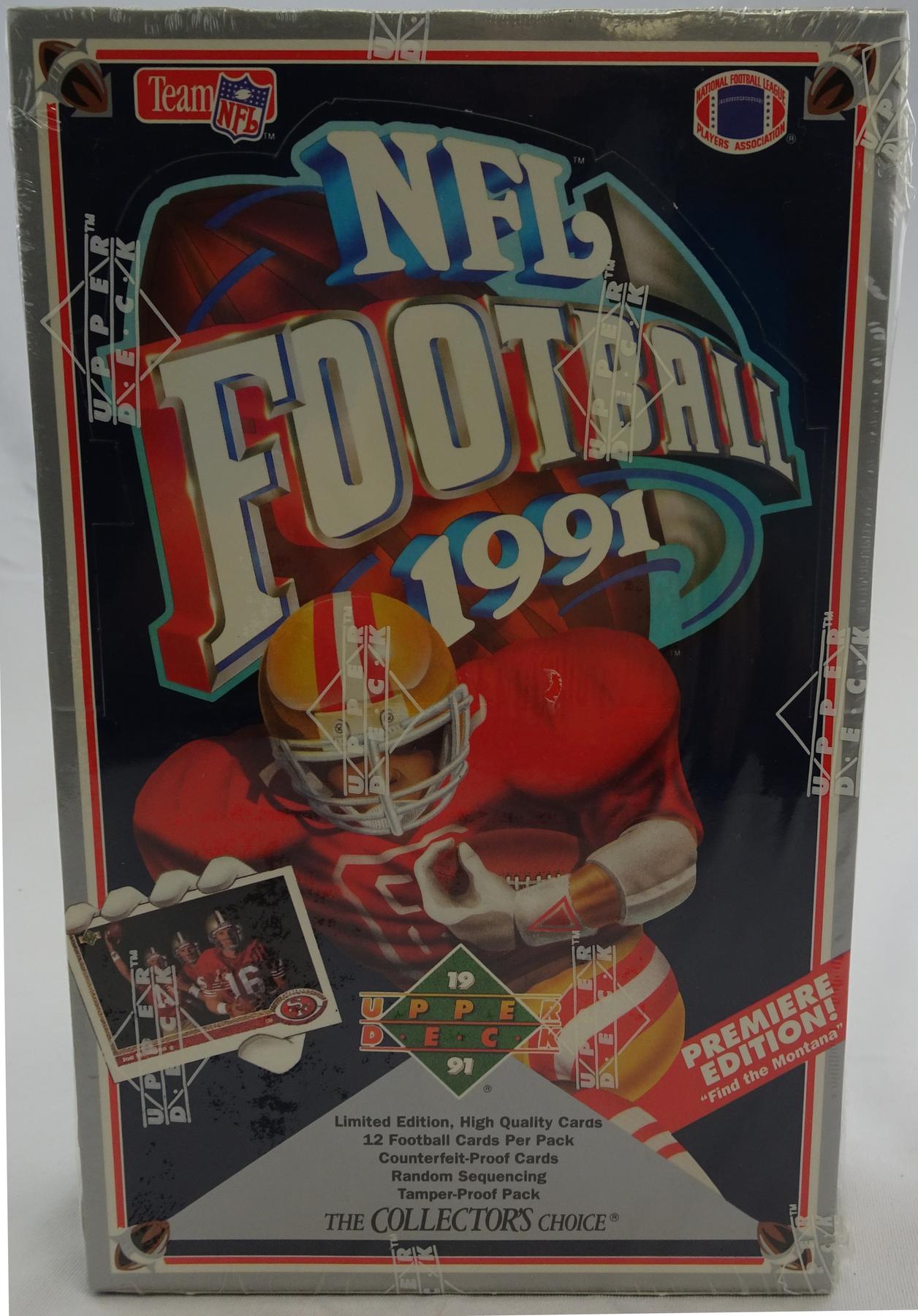 1991 Upper Deck Low # Football Wax Box (Reed Buy) | DA ...