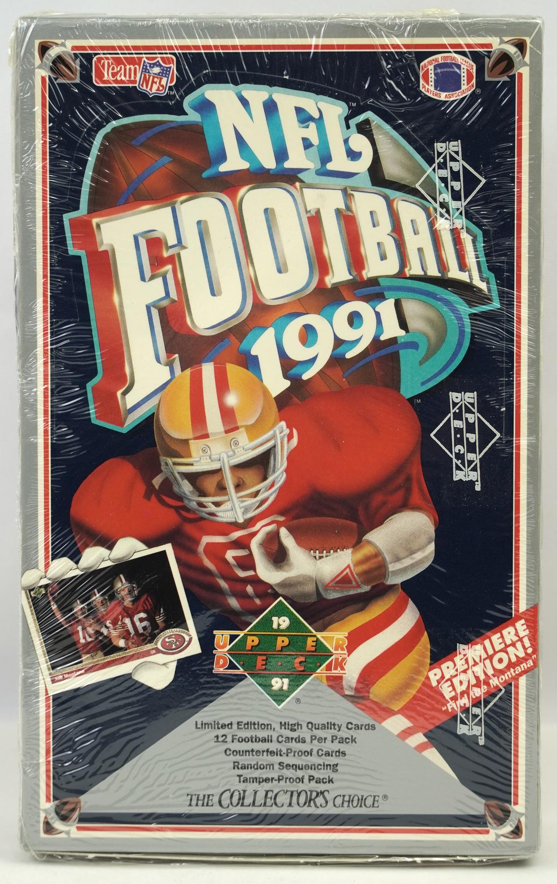1991 Upper Deck Low Number Series Football Box