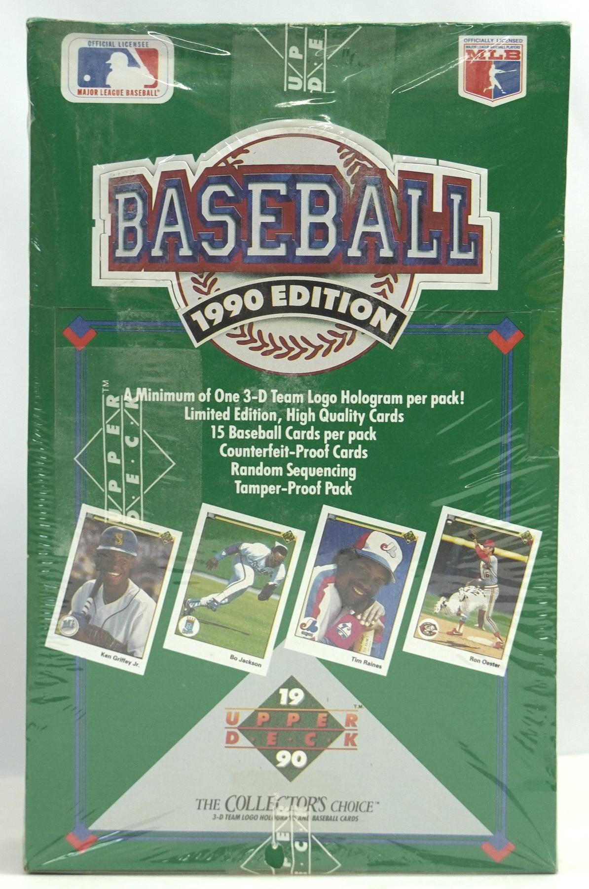 1990 Upper Deck Low # Baseball Wax Box (Reed Buy) | DA Card World