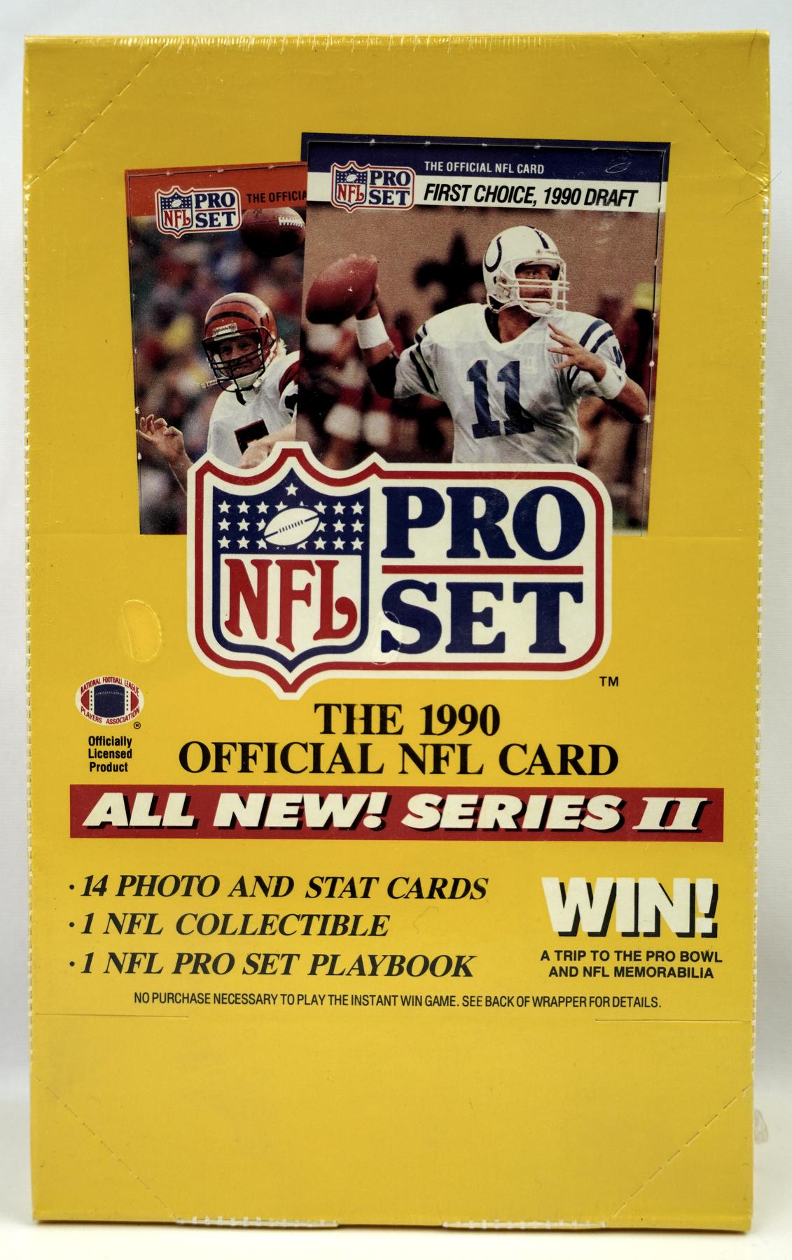 1990 Pro Set Series 2 Football Wax Box (Reed Buy) | DA Card World