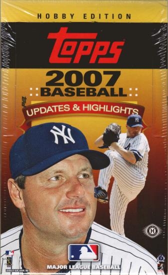 2007 Topps Updates & Highlights Baseball Hobby Box | DA Card World