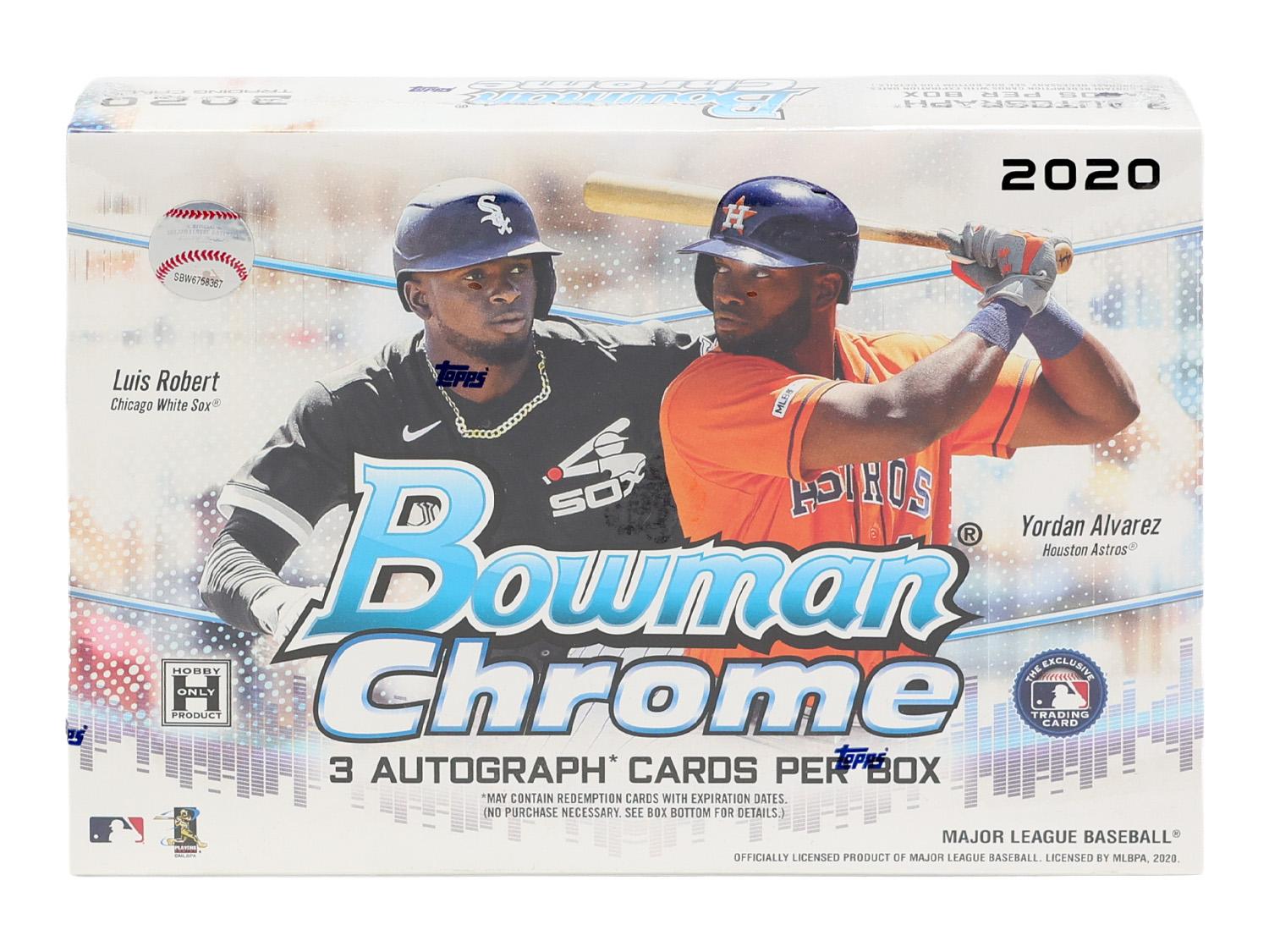 2020 Bowman Chrome Baseball HTA Jumbo Box | DA Card World