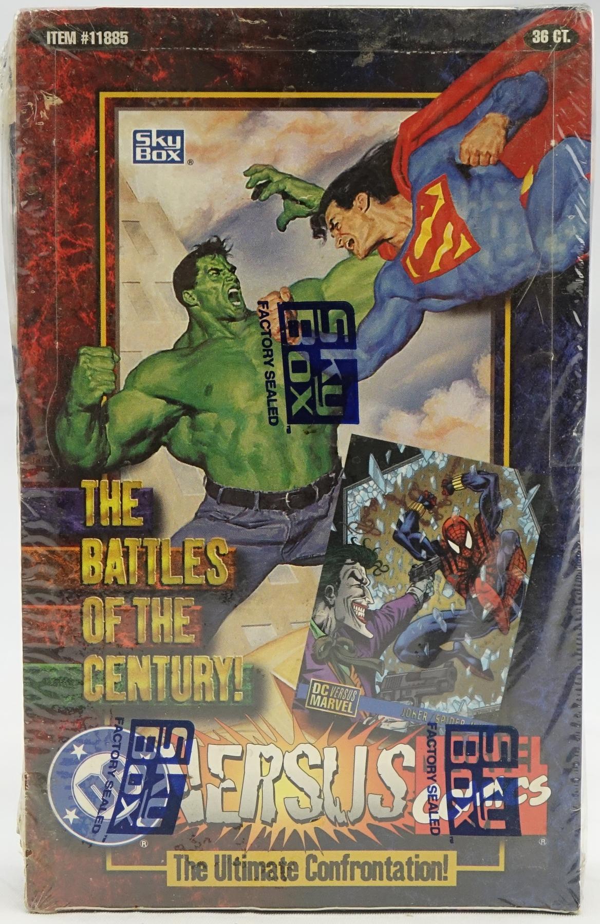 DC Versus Marvel Comics Hobby Box (1995 Fleer Skybox) DA