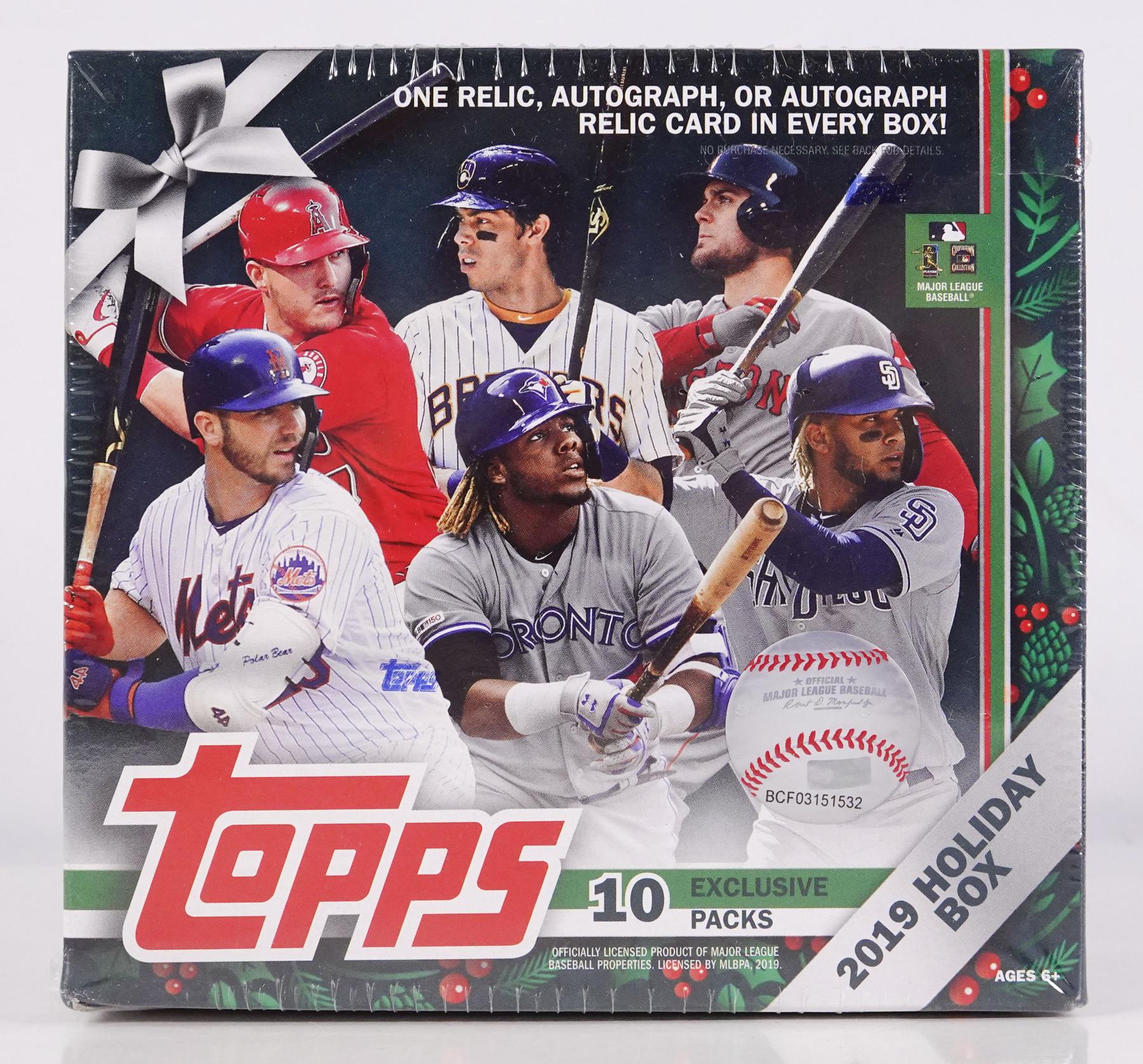 2019 Topps Holiday Baseball Mega Box DA Card World