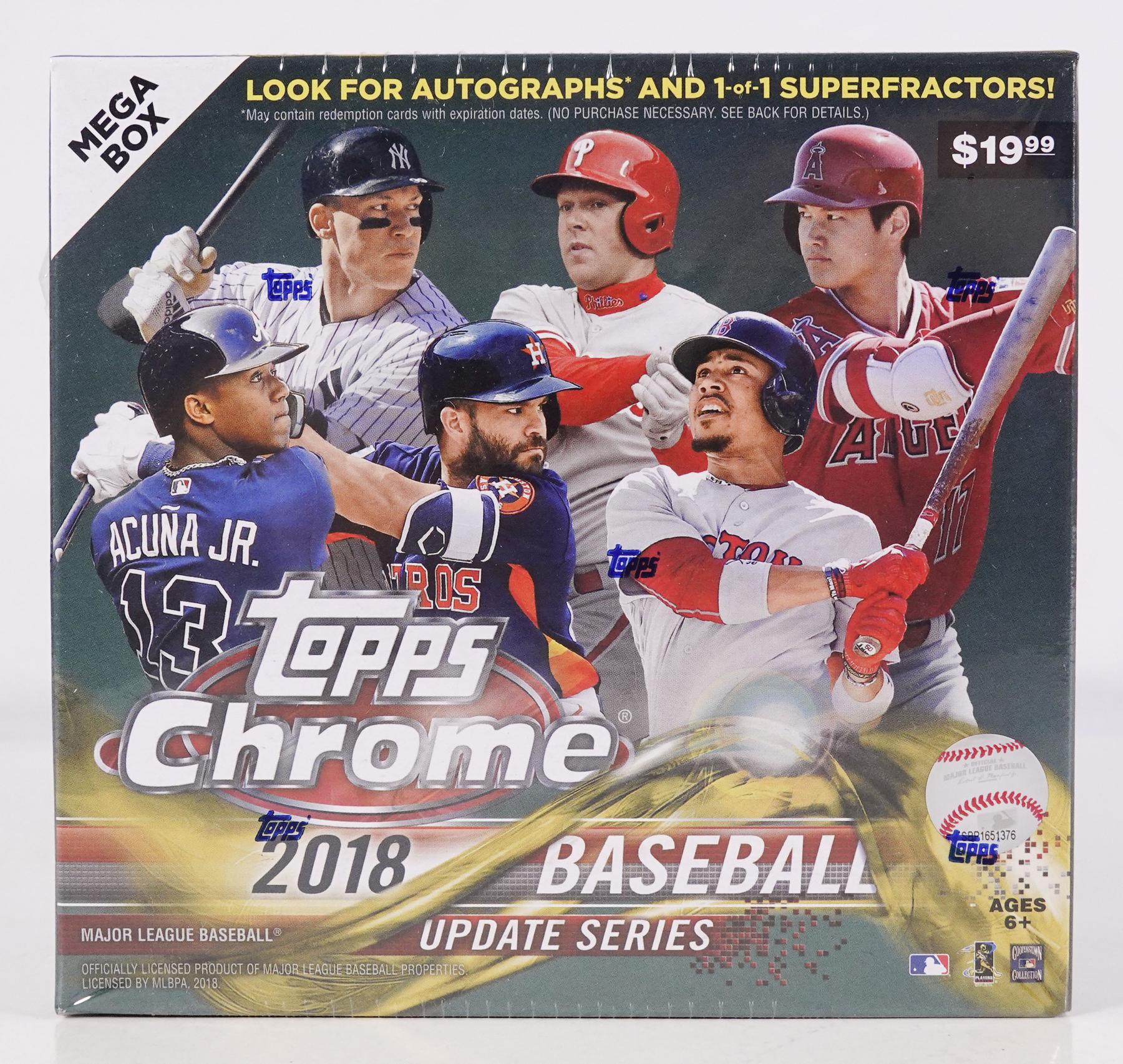 2018 Topps Chrome Update Baseball Mega Box