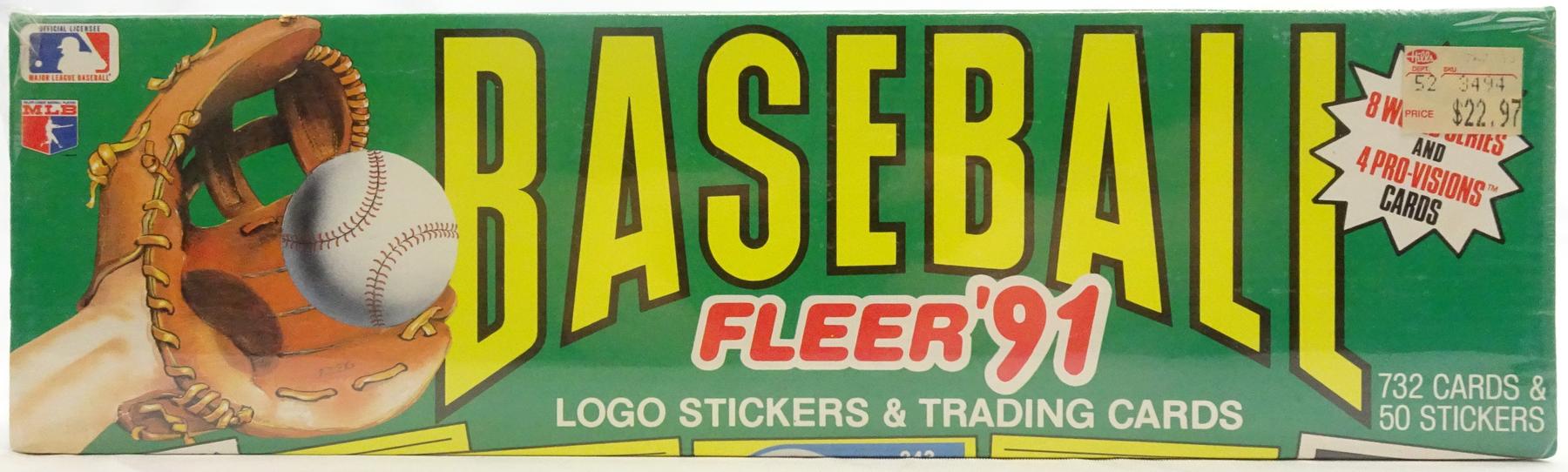1991 Fleer Baseball Factory Set (Colorful Box) (Reed Buy) | DA Card World