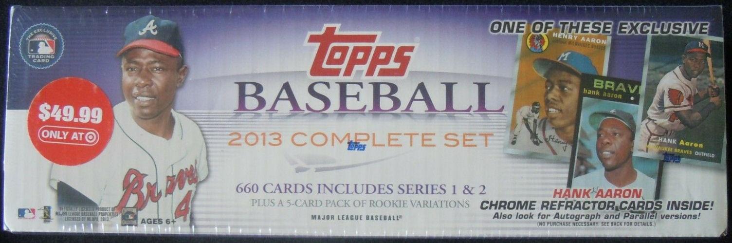 2013 Topps Factory Set Baseball Retail (Box) (Target) (Hank Aaron ...